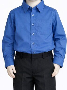 Boys medium blue dress shirt size 8